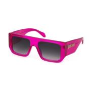 Multicolor Acetaat zonnebril met roze wijzerplaat Just Cavalli , Pink ...