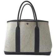 Pre-owned Canvas handbags Hermès Vintage , Black , Dames