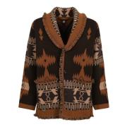 Luxe Bruine Kasjmiertrui Aw24 Alanui , Brown , Heren