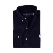 Casual Donkerblauw Shirt Katoen Wijde Pasvorm Polo Ralph Lauren , Blue...