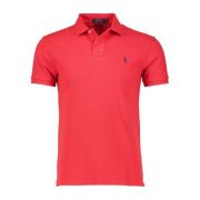 Rode poloshirt met korte mouw Polo Ralph Lauren , Red , Heren