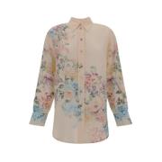 Bloemen Katoenen Shirt Zimmermann , Multicolor , Dames