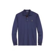 Donkerblauw Lange Mouw Polo Shirt Polo Ralph Lauren , Blue , Heren