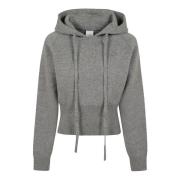 Grijze Wol Kasjmier Sweatshirt Aw24 Patou , Gray , Dames