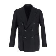 Double-breasted blazer Tagliatore , Black , Heren