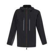 Nylon Jas Moncler , Black , Heren