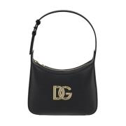 Leren Schoudertas Dolce & Gabbana , Black , Dames