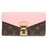 Pre-owned Fabric wallets Louis Vuitton Vintage , Pink , Dames