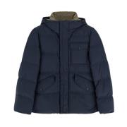 Katoenen Jas voor Mannen Woolrich , Blue , Heren