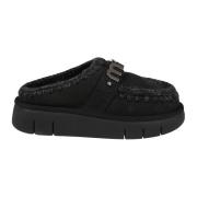 Zwarte Pantoffels voor Vrouwen Mou , Black , Dames