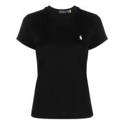 Stijlvolle T-shirts en Polos Polo Ralph Lauren , Black , Dames