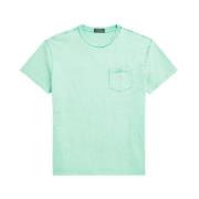 Casual T-shirt voor mannen Polo Ralph Lauren , Green , Heren