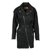 Elegante Katoenen Jurk Alexandre Vauthier , Black , Dames