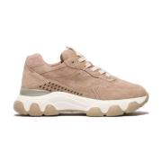 Beige Sneakers Hyperactive Style Aw23 Hogan , Beige , Dames