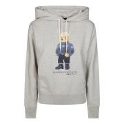 Beer Hoodie Sweatshirt Polo Ralph Lauren , Gray , Dames