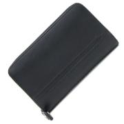 Pre-owned Leather wallets Bvlgari Vintage , Black , Heren