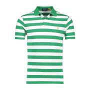 Groen Gestreept Poloshirt Korte Mouw Polo Ralph Lauren , Multicolor , ...