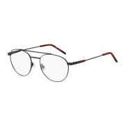 Zwarte metalen frames met wijzerplaatarmband Hugo Boss , Black , Heren