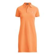 Elegante Jurk voor Vrouwen Polo Ralph Lauren , Orange , Dames