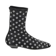 Leren Enkellaars Khaite , Black , Dames