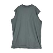 Tarp Mouwloos T-Shirt Rick Owens , Blue , Heren