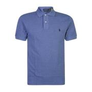 Blauwe Polo T-shirt Custom Slim-Fit Polo Ralph Lauren , Blue , Heren