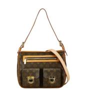 Pre-owned Canvas handbags Louis Vuitton Vintage , Brown , Dames