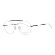 Witte Metalen Ronde Optische Bril Ana Hickmann , White , Dames