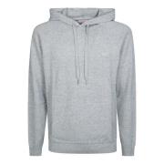 Solide Warme Hoodie Sun68 , Gray , Heren