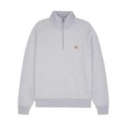 Vos Katoenen Sweatshirt Maison Kitsuné , Gray , Heren