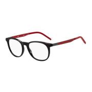 Zwarte Acetaatframe Herenzonnebril Hugo Boss , Black , Heren