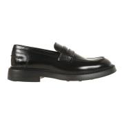 Zwarte Loafer Schoenen voor Mannen Doucal's , Black , Heren