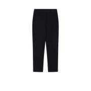 Zwarte Broek met Rechte Pijp Max Mara , Black , Dames