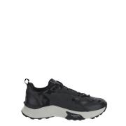 Leren Lace-Up Sneaker Valentino Garavani , Black , Heren