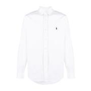 Geborduurd Katoenen Overhemd Polo Ralph Lauren , White , Heren