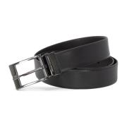 Slanke lederen riem Armani Exchange , Black , Heren