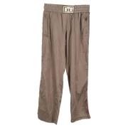 Pre-owned Nylon bottoms Dolce & Gabbana Pre-owned , Beige , Heren