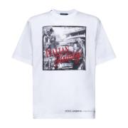 Witte T-shirts en Polos Dolce & Gabbana , White , Heren