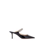 Kristal Patentleren Muiltjes Jimmy Choo , Black , Dames