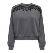 Stijlvolle Sweater voor Mannen en Vrouwen Only , Gray , Dames