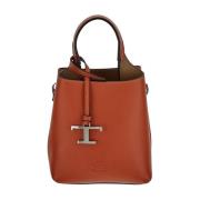 Leren Micro Tas Tod's , Brown , Dames