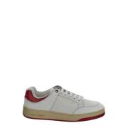 Leren Sneaker Saint Laurent , White , Heren