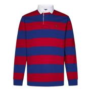 Rode Gestreepte Rugby Polo Shirt Polo Ralph Lauren , Multicolor , Here...