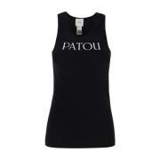 Katoenen Tank Top Patou , Black , Dames