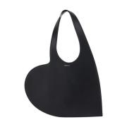 Hart Tote Tas van Leer Coperni , Black , Dames