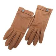 Pre-owned Fabric gloves Hermès Vintage , Brown , Unisex