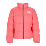 Retro Nuptse Donsjack Koraal The North Face , Pink , Heren