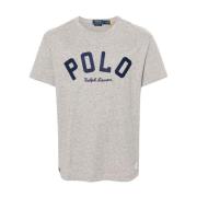 Grijze T-shirt met Polo Pony-logo Polo Ralph Lauren , Gray , Heren