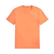 Stijlvol T-shirt voor mannen Polo Ralph Lauren , Orange , Heren