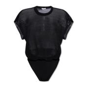 Kanten bodysuit Alaïa , Black , Dames